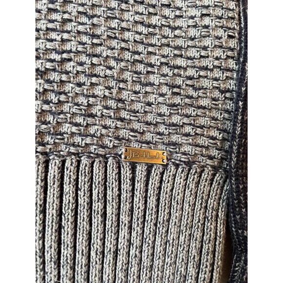 J. Hall M Cotton Waffle Knit Half-Zip Grampacore Sweater Y2K Medium - Picture 10 of 10